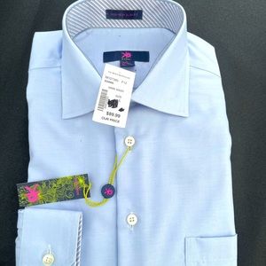 Non Iron Slim Fit Egara dress shirt light blue